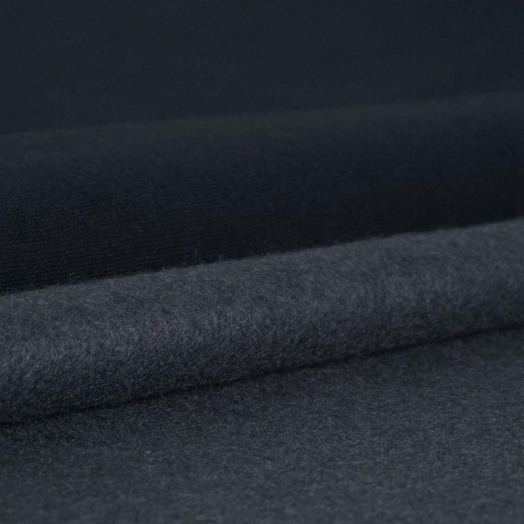 Heavy Sweat Stoff 82% CO uni schwarz